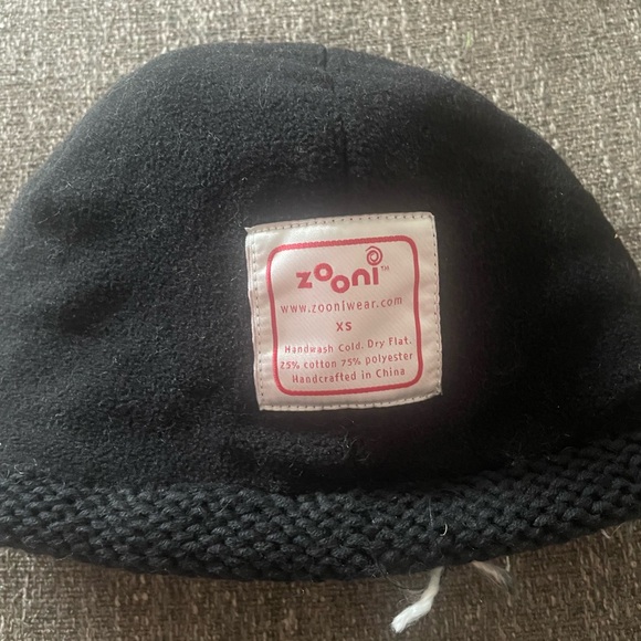 ZOONI XS (0-6 mos.) baby hat beanie balaclava NWT - Picture 3 of 4